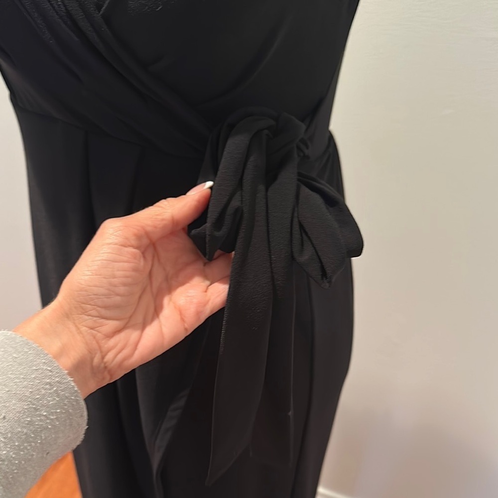INC Concepts Elegant Black Maxi Sleeveless Dress size XS - Picture 2 of 7